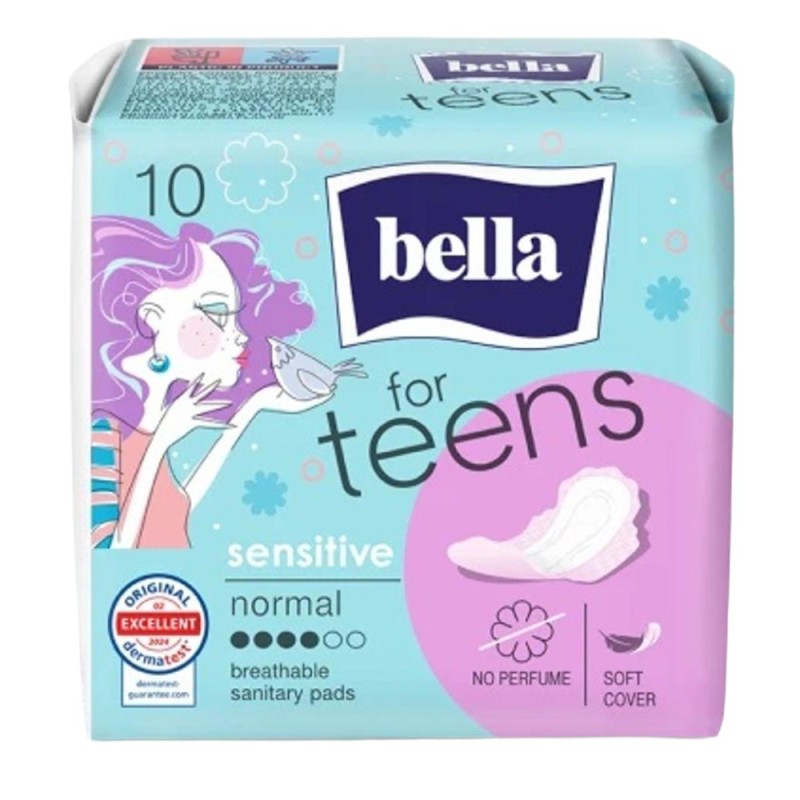 Set 4 x 10 Absorbante Bella For Teens Sensitive