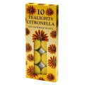 Set 4 x 10 Lumanari Pastila Citronella, 4 Ore