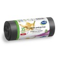 Set 4 x 15 Saci Menajeri Ecologici Stella, cu Snur, 35 l