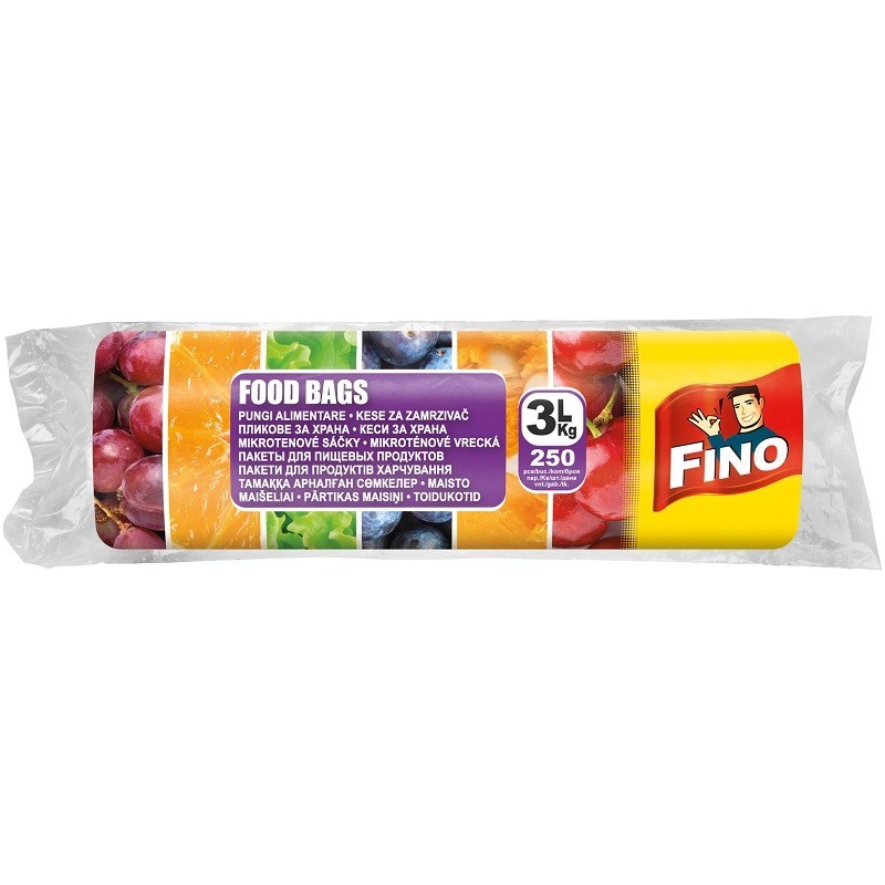 Set 4 x 250 Pungi Alimentare 3 l Rola