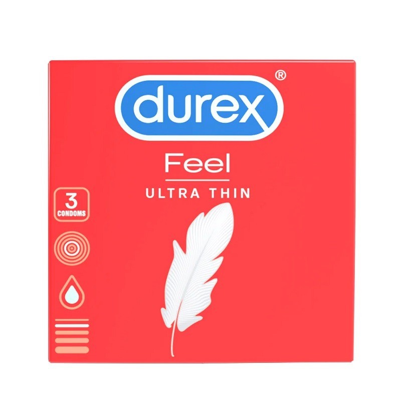 Set 4 x 3 Prezervative Durex Feel Thin