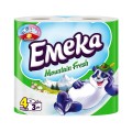 Set 4 x 4 Role Hartie Igienica Emeka Mountain Fresh