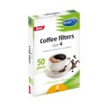 Set 4 x 50 Hartii Filtru Cafea Stella, Marimea 4