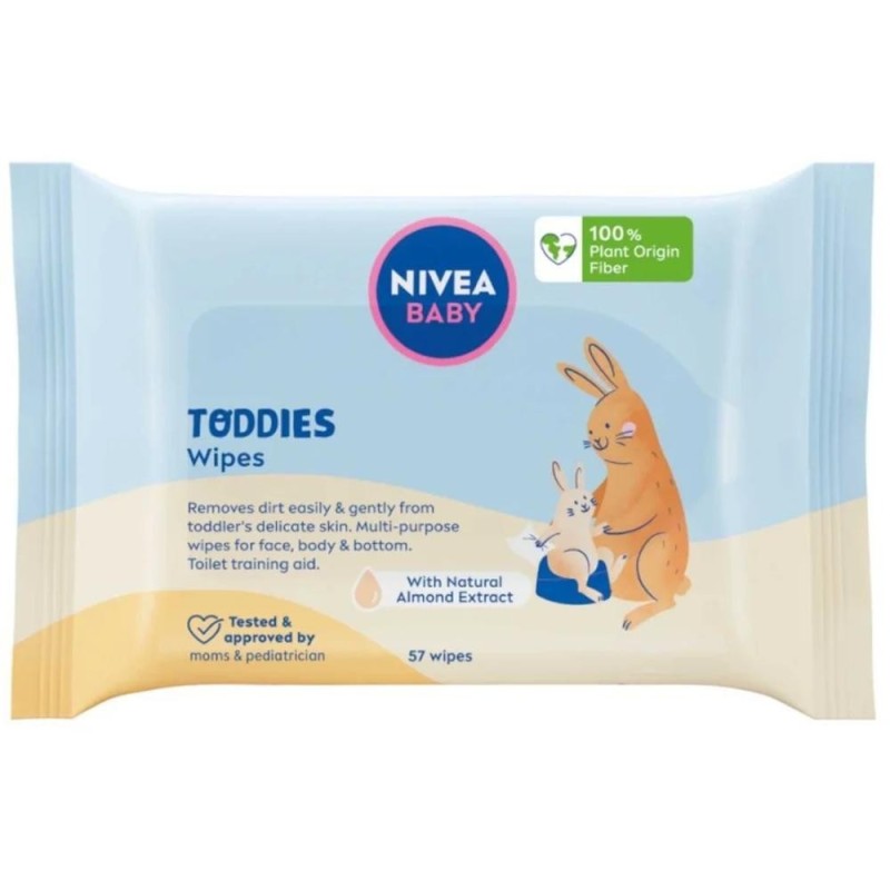 Set 4 x 57 Servetele Umede Nivea Baby Toddies