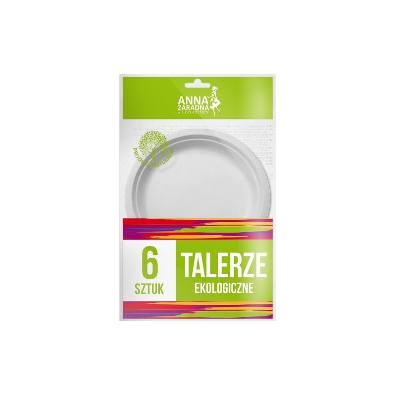 Set 4 x 6 Farfurii Ecologice Anna