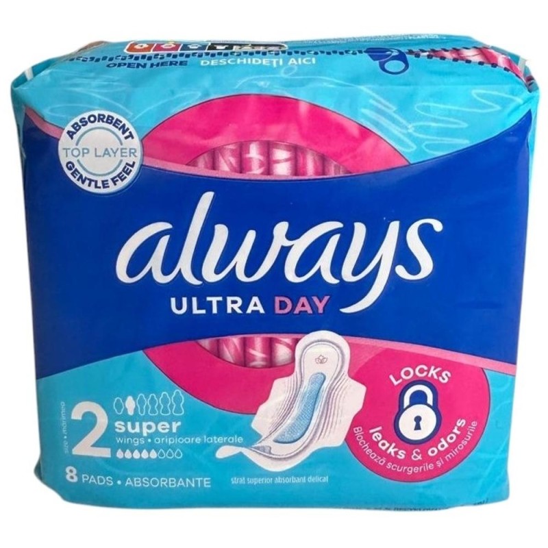Set 4 x 8 Absorbante Always Ultra Super