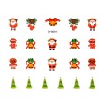 Set 4 x Abtibild Unghii SensoPRO Milano Christmas Wonderland Edition, Qy-Sd012