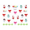 Set 4 x Abtibild Unghii SensoPRO Milano Christmas Wonderland Edition, Qy-Sd016