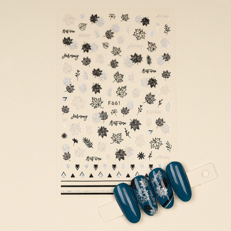 Set 4 x Abtibild Unghii SensoPRO Milano, Fall Dance F661