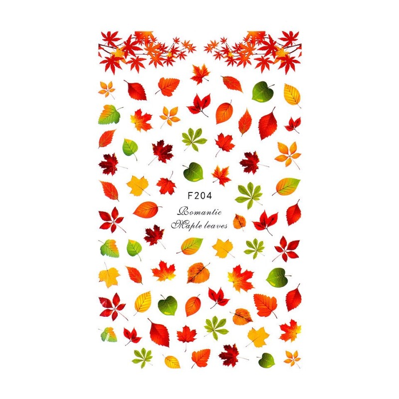 Set 4 x Abtibild Unghii SensoPRO Milano, Fall Glory F204