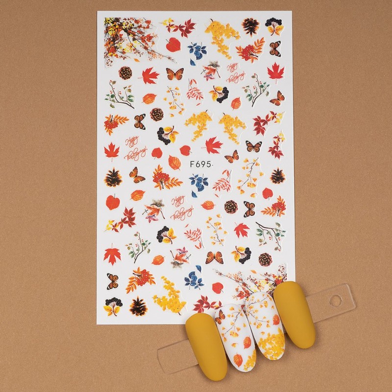 Set 4 x Abtibild Unghii SensoPRO Milano, Fall Infinity F695