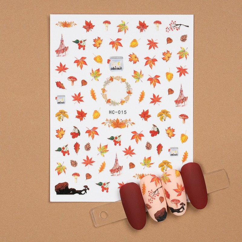 Set 4 x Abtibild Unghii SensoPRO Milano, Fall Walk Hc-015