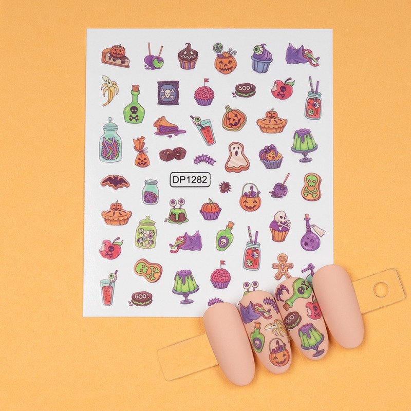 Set 4 x Abtibild Unghii SensoPRO Milano, Halloween Art Dp1282