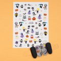 Set 4 x Abtibild Unghii SensoPRO Milano Halloween Forever, Model Ca-727