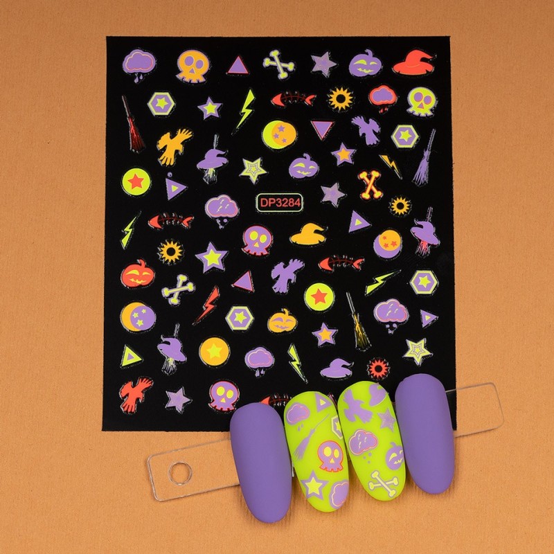 Set 4 x Abtibild Unghii SensoPRO Milano, Halloween Mood Dp3284