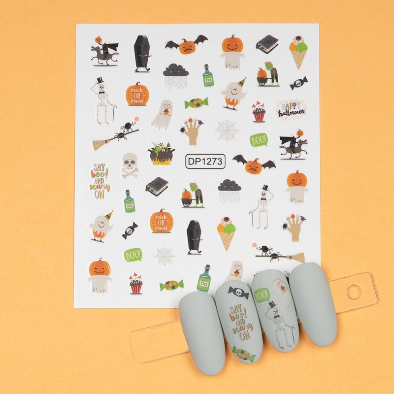 Set 4 x Abtibild Unghii SensoPRO Milano, Halloween Night Dp1273