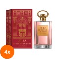 Set 4 x Apa de Parfum Bi-es, Le Rouge de Paris, Femei, 100 ml