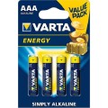 Set 4 x Baterie Varta Energy 4103 R3 4 Bucati