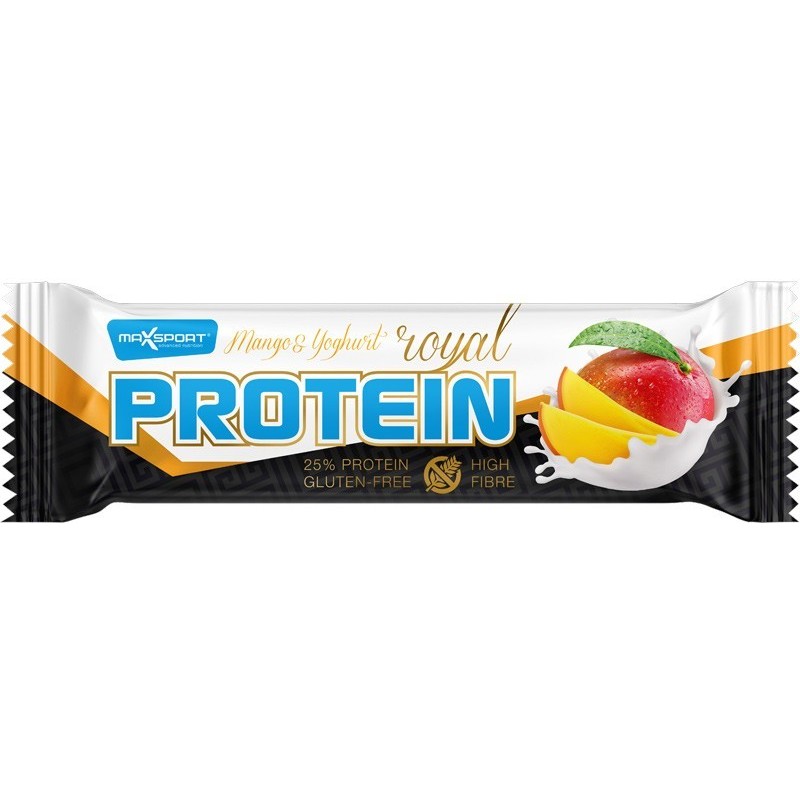 Set 4 x Baton Proteic cu Mango si Glazura de Iaurt, 60g Max Sport
