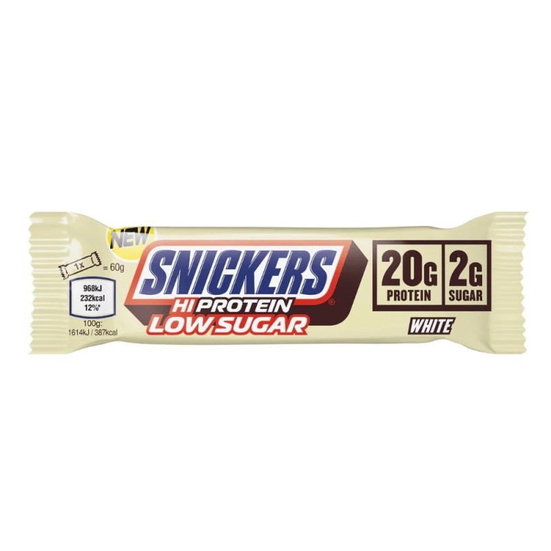 Set 4 x Baton Proteic, Snickers, Hiprotein Low Sugar, 57 g