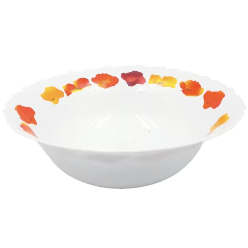 Set 4 x Bol Mic Opal,  12.5 cm, Flori de Mac, Nasima