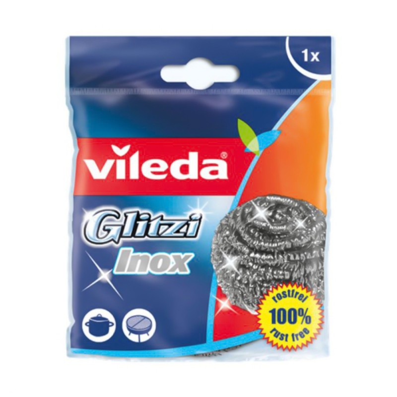 Set 4 x Burete din Inox Spirala Vileda Glitzi