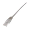 Set 4 x Cablu de Retea F/UTP Well, Cat 5e, Patch Cord, 1 m, Gri
