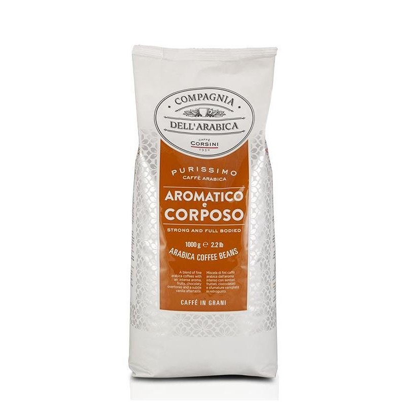 Set 4 x Cafea Boabe Compagnia Dell'Arabica Corsini Purissimi Caffe' Arabica 100%, 1 kg