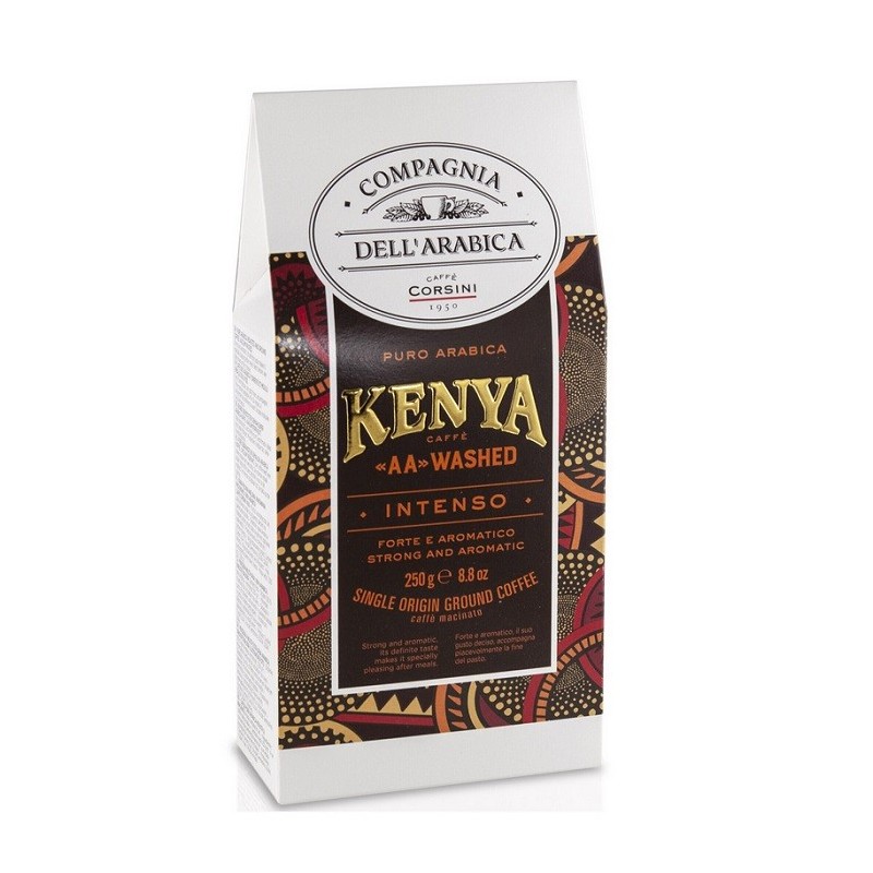 Set 4 x Cafea Macinata Compagnia Dell'Arabica Corsini Kenya Aa Washed 250 g