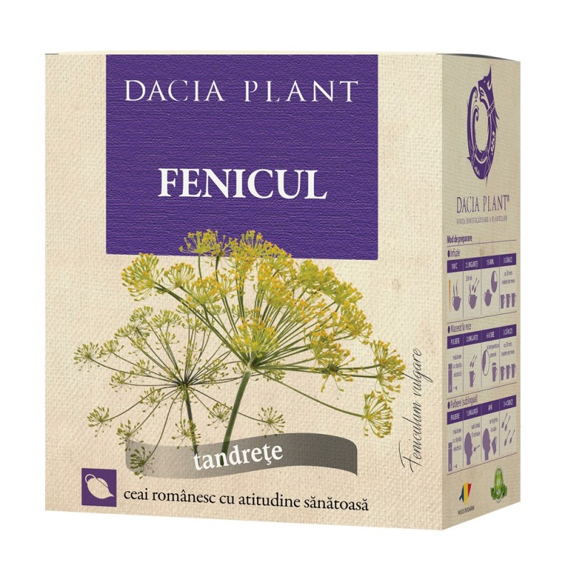 Set 4 x Ceai de Fenicul, 50 g, Dacia Plant