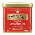 Set 4 x Ceai Twinings Negru English Breakfast in Cutie Metalica, 100 g