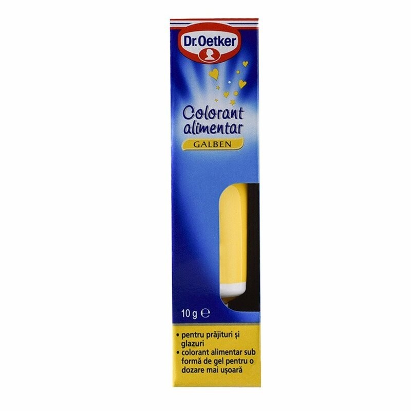 Set 4 x Colorant Alimentar Dr. Oetker Galben 10 g