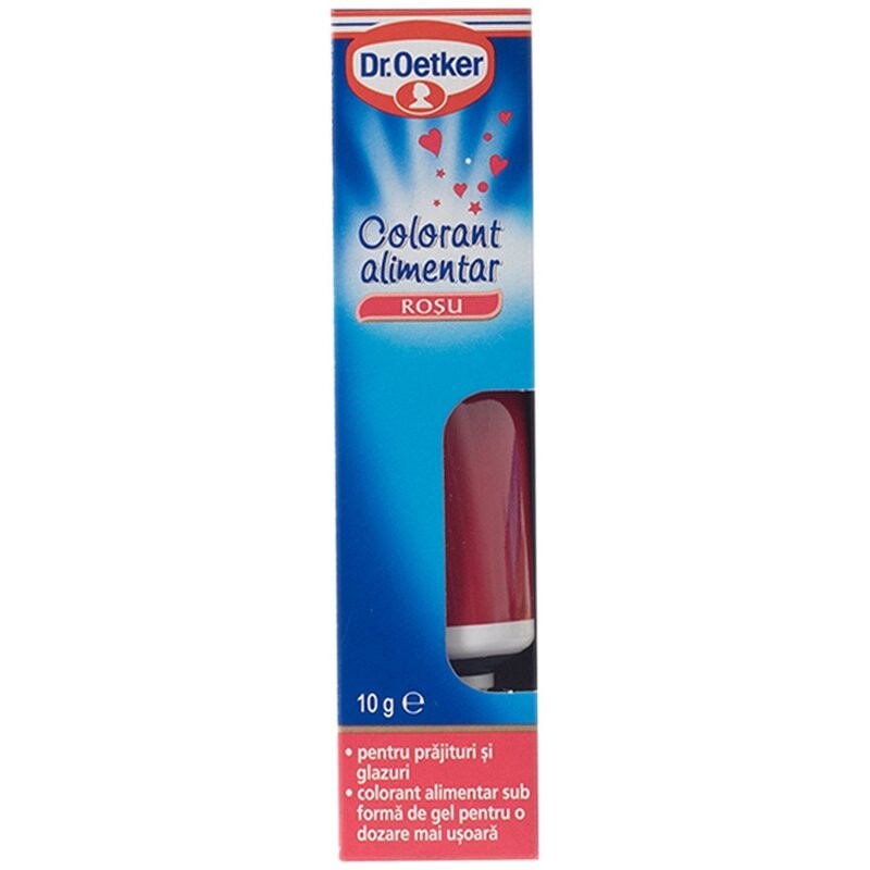 Set 4 x Colorant Alimentar Dr. Oetker Rosu 10 g