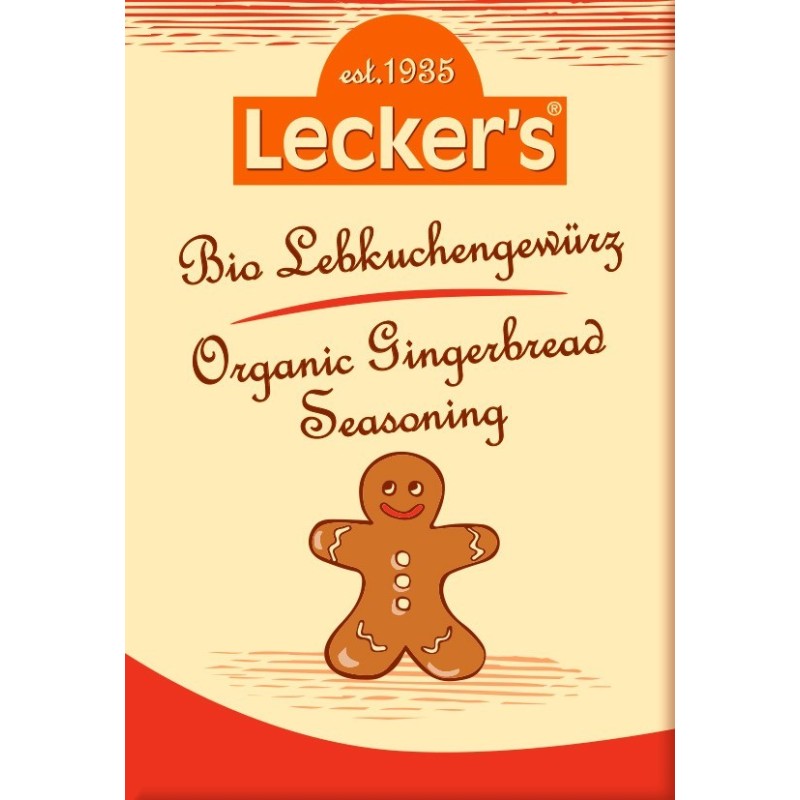 Set 4 x Condimente Bio pentru turta Dulce, 16 g Lecker’s