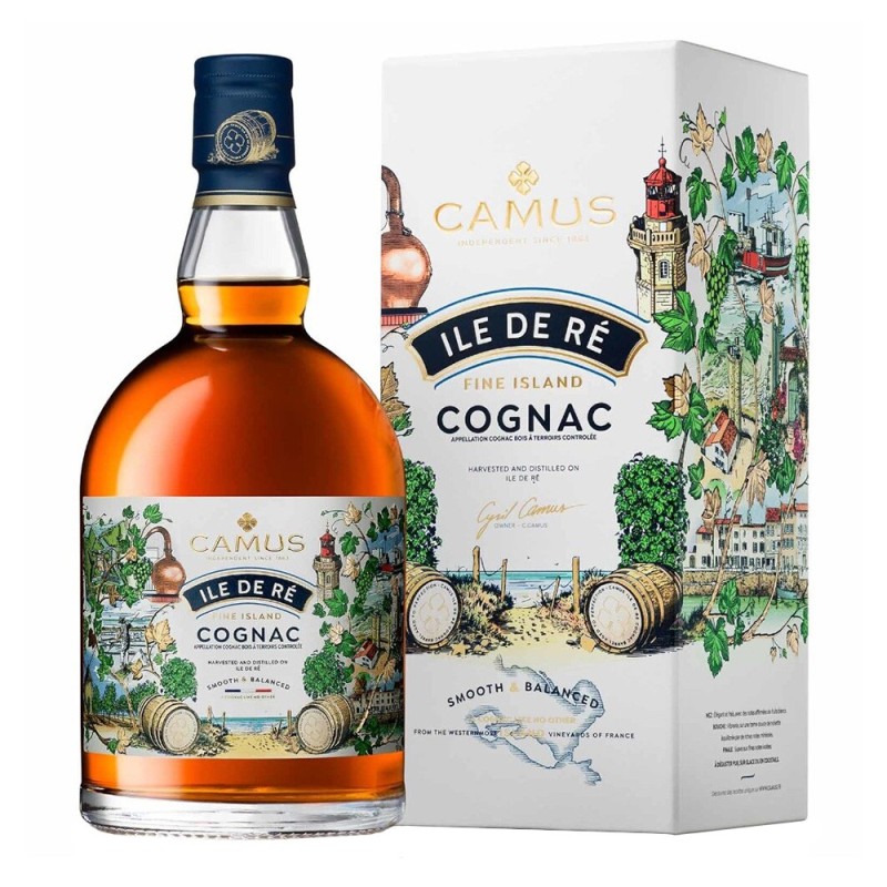 Set 4 x Coniac Camus Ile De Re Fine Island 40% Alcool, 0.7 l