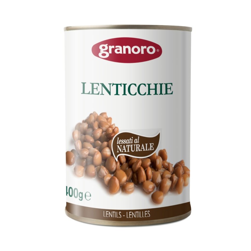 Set 4 x Conserva de Linte Prefiarta, Granoro, 400 g