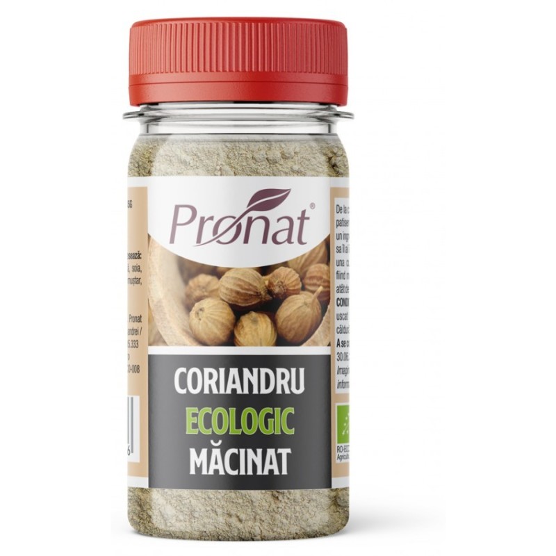Set 4 x Coriandru BIO Macinat, 35 g, Pronat