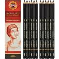 Set 4 x Creion din Grafit, Aquarell, Tarie 6B