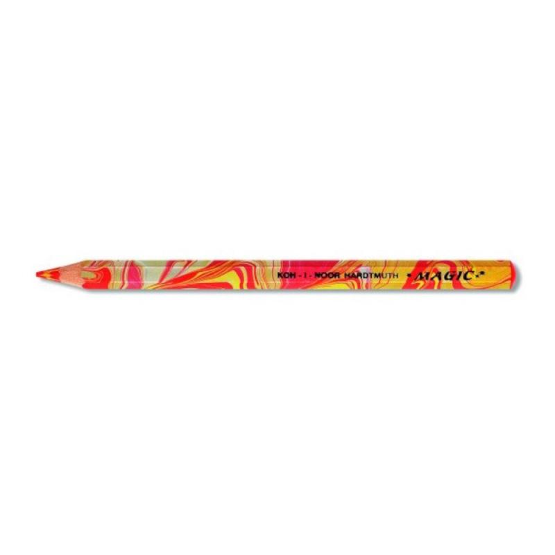 Set 4 x Creion Magic Mina Multicolora, Fire, 5.6 x 10 x 175 mm, Koh-I-Noor