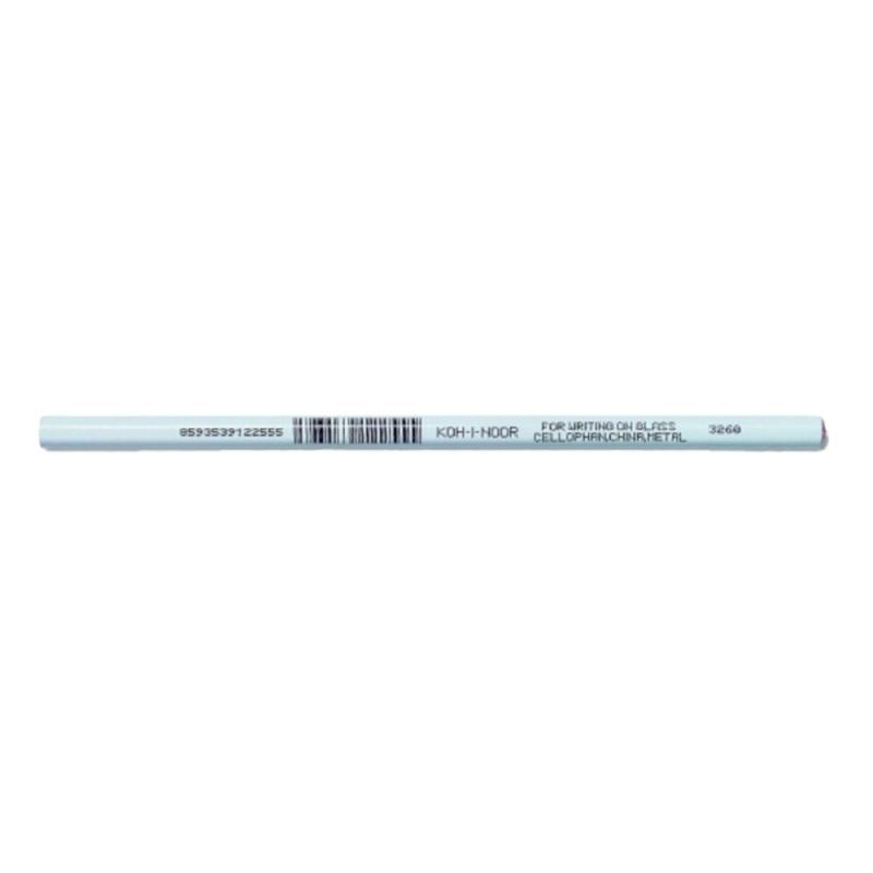 Set 4 x Creion Special Alb, pentru Scriere pe Sticla, Portelan, Plastic, Metal, 4.3 x 7.5 x 175 mm