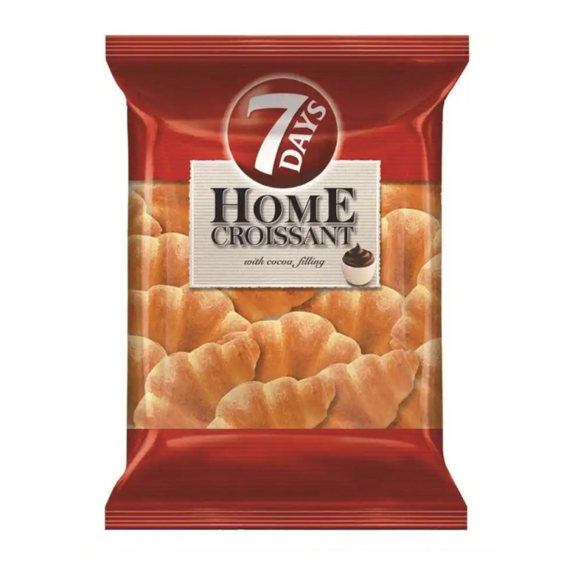 Set 4 x Croissant cu Crema de Cacao, 7 Days, 300 g