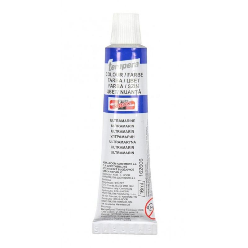 Set 4 x Culoare Tempera, Albastru Ultramarin, 16 ml