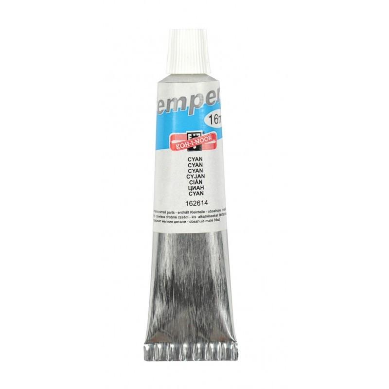 Set 4 x Culoare Tempera, Cyan, 16 ml