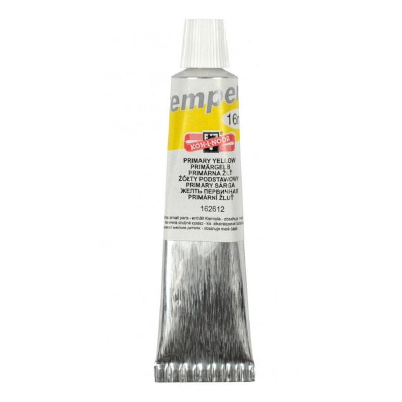 Set 4 x Culoare Tempera, Galben Primar, 16 ml