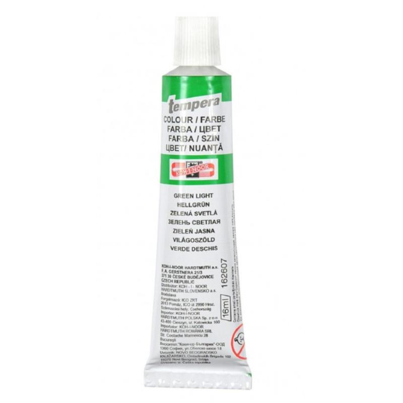 Set 4 x Culoare Tempera, Verde Deschis, 16 ml