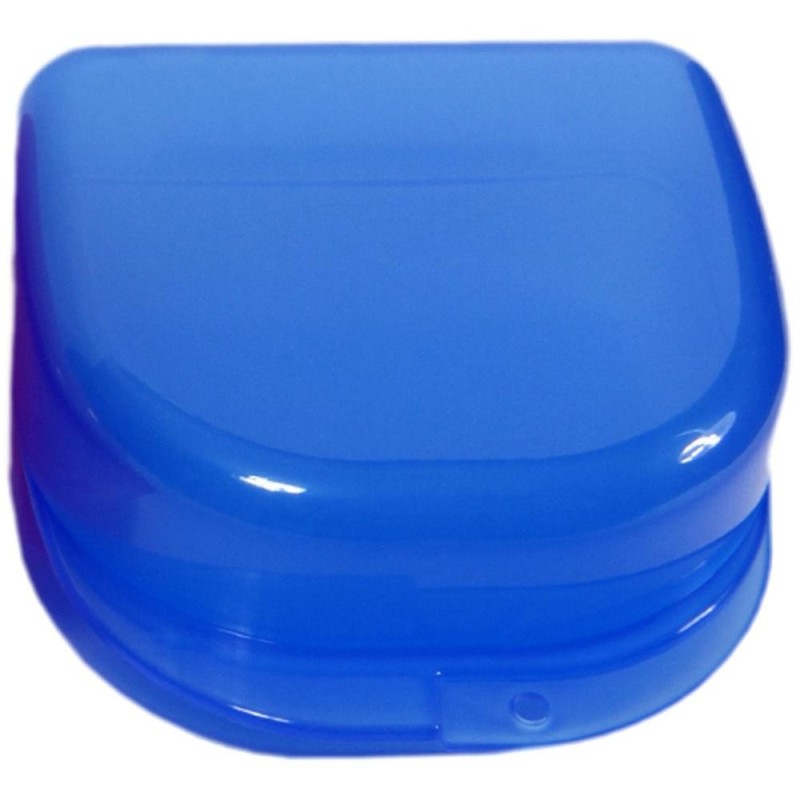 Set 4 x Cutie Albastra pentru Pastrarea Protezei, Gutierei si a Aparatelor Dentare, Prima