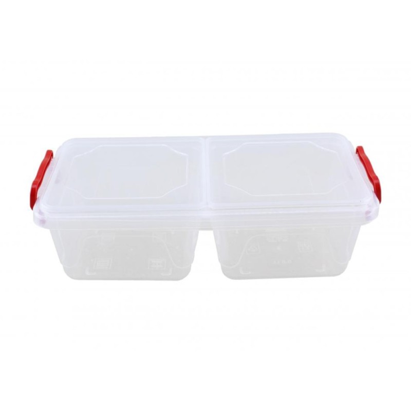 Set 4 x Cutie Alimentara cu Doua Compartimente, Sterk Plast