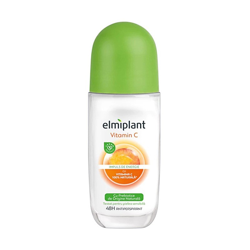 Set 4 x Deodorant Antiperspirant Roll-on Elmiplant Vitamin C, 50 ml