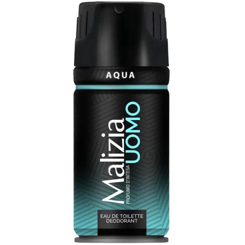 Set 4 x Deodorant Barbati Malizia Aqua, 150 ml