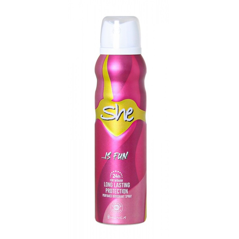 Set 4 x Deodorant Spray She Is Fun, Femei, 150 ml
